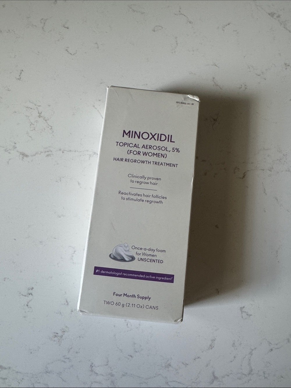5% Topical Aerosol for Women Unscented